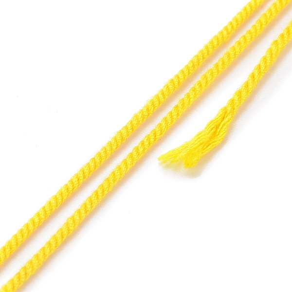 PandaHall Cotton Cord, Braided Rope, with Paper Reel, for Wall Hanging, Crafts, Gift Wrapping, Gold, 1.2mm, about 27.34 Yards(25m)/Roll...
PandaHall Cotton Cord, Braided Rope, with Paper Reel, for Wall Hanging, Crafts, Gift Wrapping, Gold, 1.2mm, about 27.34 Yards(25m)/Roll...