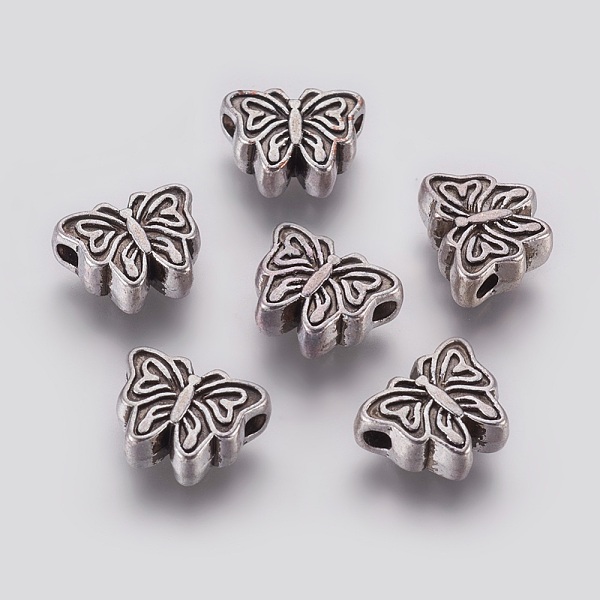 PandaHall Tibetan Style Alloy Butterfly Beads, Lead Free & Cadmium Free, Antique Silver, 13x10x5mm, Hole: 2mm Alloy Butterfly
PandaHall Tibetan Style Alloy Butterfly Beads, Lead Free & Cadmium Free, Antique Silver, 13x10x5mm, Hole: 2mm Alloy Butterfly