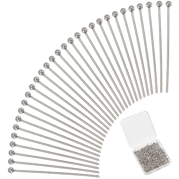 PandaHall PH 500pcs Ball Head Pins, 304 Stainless Steel Jewelry Making Pins 30mm Headpin 21 Gauge Bendable Pins for Beading Dangle Earring...
PandaHall PH 500pcs Ball Head Pins, 304 Stainless Steel Jewelry Making Pins 30mm Headpin 21 Gauge Bendable Pins for Beading Dangle Earring...