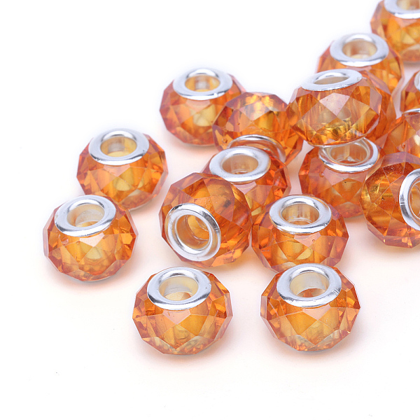 PandaHall Handmade Glass European Beads, Large Hole Beads, Silver Color Brass Core, Indian Red, 14x8mm, Hole: 5mm Glass+Brass Core Rondelle...
PandaHall Handmade Glass European Beads, Large Hole Beads, Silver Color Brass Core, Indian Red, 14x8mm, Hole: 5mm Glass+Brass Core Rondelle...