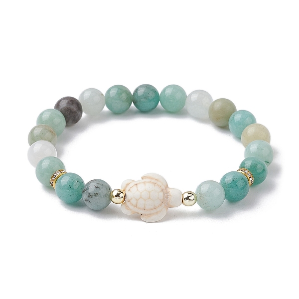 PandaHall Tortoise Synthetic Turquoise & Natural Amazonite Stretch Bracelets for Women, Inner Diameter: 2-1/4 inch(5.8cm) Amazonite Tortoise
PandaHall Tortoise Synthetic Turquoise & Natural Amazonite Stretch Bracelets for Women, Inner Diameter: 2-1/4 inch(5.8cm) Amazonite Tortoise