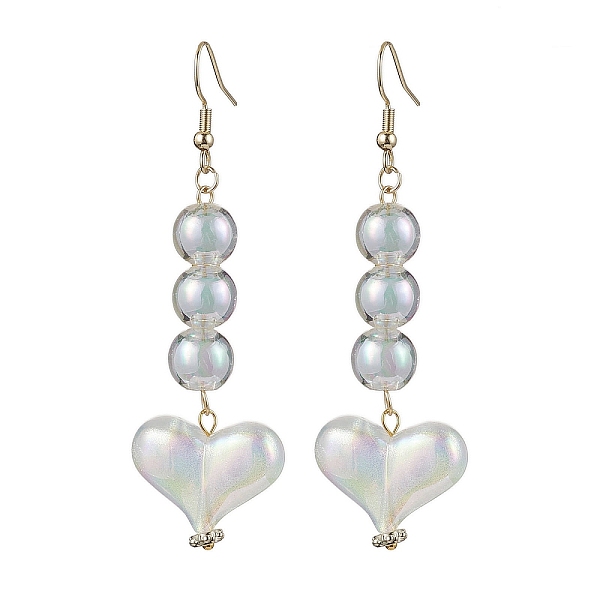 PandaHall Acrylic Dangle Earring, with 304 Stainless Steel Earring Hooks, Heart with Round, Light Steel Blue, 72.5x22.5mm Acrylic Heart
PandaHall Acrylic Dangle Earring, with 304 Stainless Steel Earring Hooks, Heart with Round, Light Steel Blue, 72.5x22.5mm Acrylic Heart