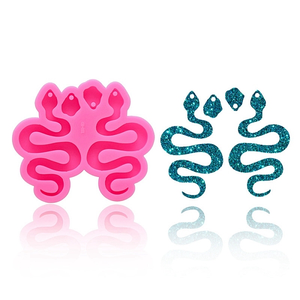 PandaHall DIY Snake Pendant Silicone Molds, Resin Casting Molds, for UV Resin, Epoxy Resin Jewelry Making, Deep Pink, 55x65x9mm Silicone...
PandaHall DIY Snake Pendant Silicone Molds, Resin Casting Molds, for UV Resin, Epoxy Resin Jewelry Making, Deep Pink, 55x65x9mm Silicone...