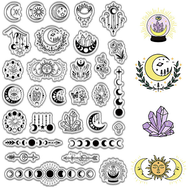PandaHall Custom PVC Plastic Clear Stamps, for DIY Scrapbooking, Photo Album Decorative, Cards Making, Stamp Sheets, Film Frame, Moon...
PandaHall Custom PVC Plastic Clear Stamps, for DIY Scrapbooking, Photo Album Decorative, Cards Making, Stamp Sheets, Film Frame, Moon...