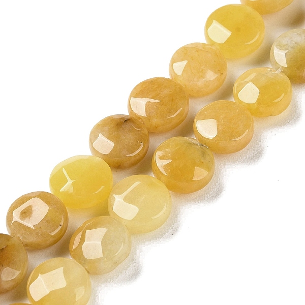 PandaHall Natural Topaz Jade Beads Strands, Faceted, Flat Round, 10~10.5x4.5~5.5mm, Hole: 1.2mm, about 20pcs/strand, 7.80 inch(19.8cm) Topaz...
PandaHall Natural Topaz Jade Beads Strands, Faceted, Flat Round, 10~10.5x4.5~5.5mm, Hole: 1.2mm, about 20pcs/strand, 7.80 inch(19.8cm) Topaz...
