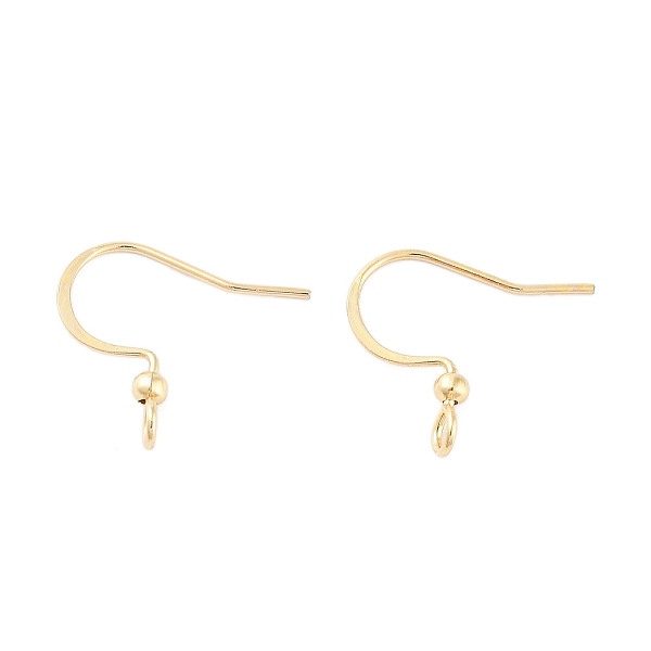 PandaHall 316 Surgical Stainless Steel Earring Hooks, Ear Wire, with Horizontal Loop, Real 18K Gold Plated, 15x3.5mm, Hole: 2mm, Pin...
PandaHall 316 Surgical Stainless Steel Earring Hooks, Ear Wire, with Horizontal Loop, Real 18K Gold Plated, 15x3.5mm, Hole: 2mm, Pin...
