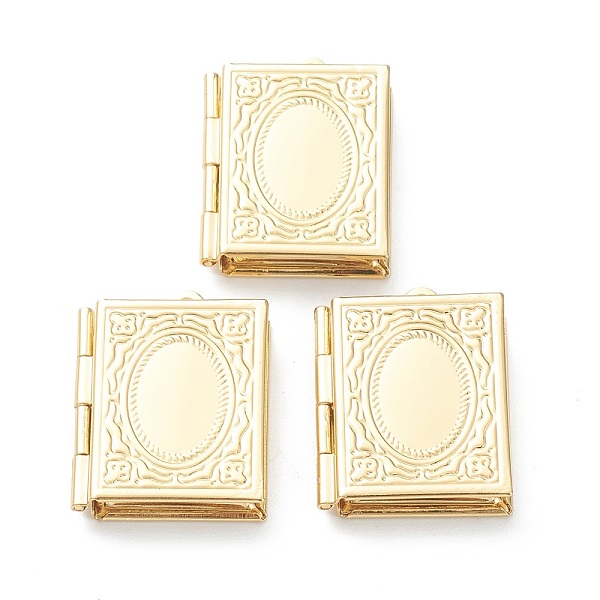 PandaHall Brass Locket Pendants, Rectangle, Real 18K Gold Plated, 26x19x4.5mm, Hole: 1.8mm Brass Rectangle
PandaHall Brass Locket Pendants, Rectangle, Real 18K Gold Plated, 26x19x4.5mm, Hole: 1.8mm Brass Rectangle