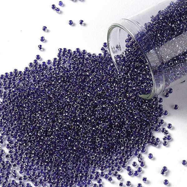 PandaHall TOHO Round Seed Beads, Japanese Seed Beads, (181) Inside Color AB Crystal/Purple Lined, 15/0, 1.5mm, Hole: 0.7mm, about...
PandaHall TOHO Round Seed Beads, Japanese Seed Beads, (181) Inside Color AB Crystal/Purple Lined, 15/0, 1.5mm, Hole: 0.7mm, about...