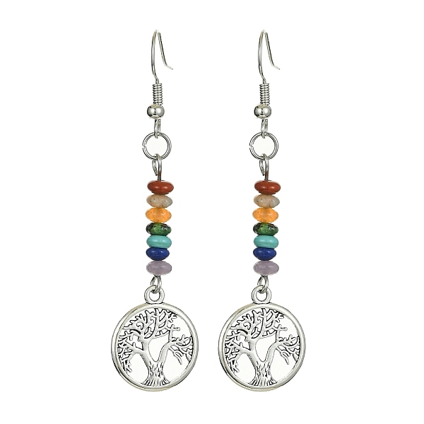 PandaHall Alloy Tree of Life Dangle Earrings, Synthetic & Natural Mixed Gemstone Beaded Long Drop Earrings for Women, Tree, 62x15.5mm Mixed...
PandaHall Alloy Tree of Life Dangle Earrings, Synthetic & Natural Mixed Gemstone Beaded Long Drop Earrings for Women, Tree, 62x15.5mm Mixed...