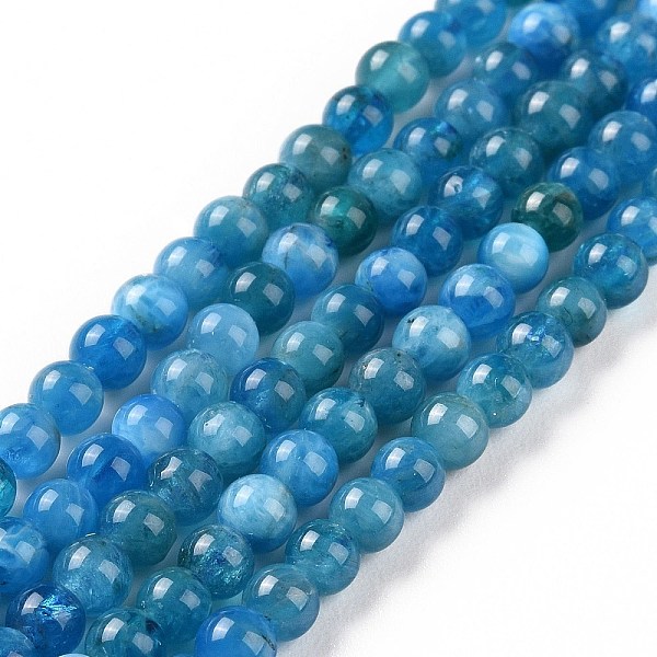 PandaHall Natural Apatite Beads Strands, Round, 4~4.6mm, Hole: 1mm, about 93pcs/strand, 6.10''(15.5cm) Apatite Round
PandaHall Natural Apatite Beads Strands, Round, 4~4.6mm, Hole: 1mm, about 93pcs/strand, 6.10''(15.5cm) Apatite Round