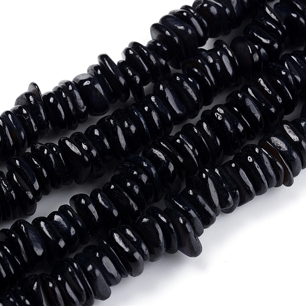 PandaHall Natural Freshwater Shell Beads Strands, Shell Shards, Dyed, Disc, Black, 6~10x5~7x1.5~2.5mm, Hole: 1.2mm, about 190pcs/strand...
PandaHall Natural Freshwater Shell Beads Strands, Shell Shards, Dyed, Disc, Black, 6~10x5~7x1.5~2.5mm, Hole: 1.2mm, about 190pcs/strand...