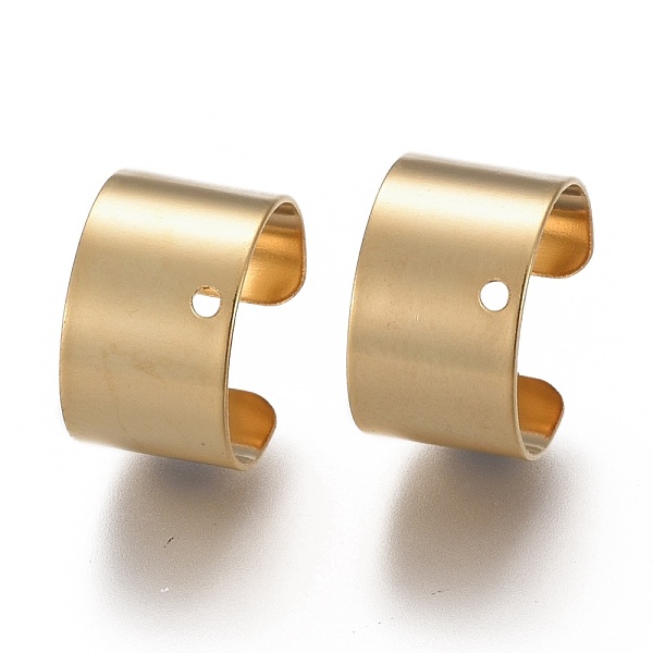 PandaHall 304 Stainless Steel Ear Cuff Findings, with Hole, Golden, 10x9x6mm, Hole: 0.9mm 304 Stainless Steel
PandaHall 304 Stainless Steel Ear Cuff Findings, with Hole, Golden, 10x9x6mm, Hole: 0.9mm 304 Stainless Steel