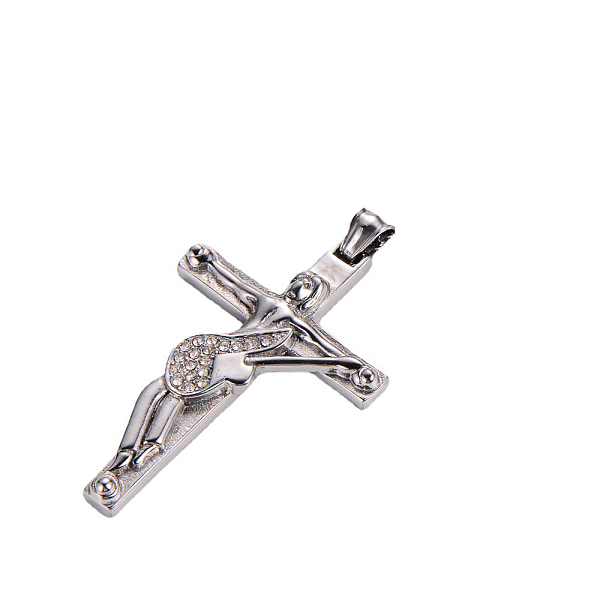 PandaHall 304 Stianless Steel Pendants with Rhinestone, Cross with Guitar Charm, Stainless Steel Color, 60x39mm Stainless Steel+Rhinestone...
PandaHall 304 Stianless Steel Pendants with Rhinestone, Cross with Guitar Charm, Stainless Steel Color, 60x39mm Stainless Steel+Rhinestone...