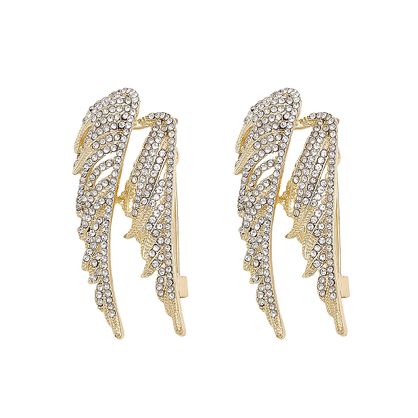 PandaHall CHGCRAFT 2PCS Crystal Rhinestone Wing Lapel Pin, Alloy Exquisite Brooch for Women, Golden, 22x50x8.3mm, Pin: 0.7mm...
PandaHall CHGCRAFT 2PCS Crystal Rhinestone Wing Lapel Pin, Alloy Exquisite Brooch for Women, Golden, 22x50x8.3mm, Pin: 0.7mm...