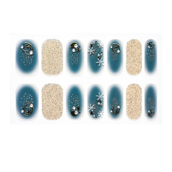 PandaHall Full Cover Ombre Nails Wraps, Glitter Powder Color Street Nail Strips, Self-Adhesive, for Nail Tips Decorations, Teal, 24x8mm..., Cyan
PandaHall Full Cover Ombre Nails Wraps, Glitter Powder Color Street Nail Strips, Self-Adhesive, for Nail Tips Decorations, Teal, 24x8mm..., Cyan