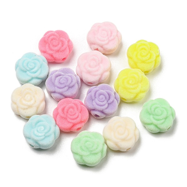 PandaHall Flocky Acrylic Beads, Puffed Rose, Mixed Color, 15.5x15x8mm, Hole: 2mm Acrylic Flower Multicolor
PandaHall Flocky Acrylic Beads, Puffed Rose, Mixed Color, 15.5x15x8mm, Hole: 2mm Acrylic Flower Multicolor