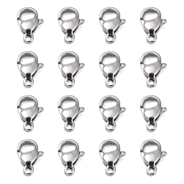 PandaHall Polished 316 Surgical Stainless Steel Lobster Claw Clasps, Parrot Trigger Clasps, Stainless Steel Color, 10x6x3.5mm, Hole: 1mm 316...
PandaHall Polished 316 Surgical Stainless Steel Lobster Claw Clasps, Parrot Trigger Clasps, Stainless Steel Color, 10x6x3.5mm, Hole: 1mm 316...