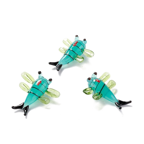 PandaHall Handmade Lampwork Beads, No Hole, Dragonfly, Light Sea Green, 31x30x11.5mm Lampwork Dragonfly
PandaHall Handmade Lampwork Beads, No Hole, Dragonfly, Light Sea Green, 31x30x11.5mm Lampwork Dragonfly
