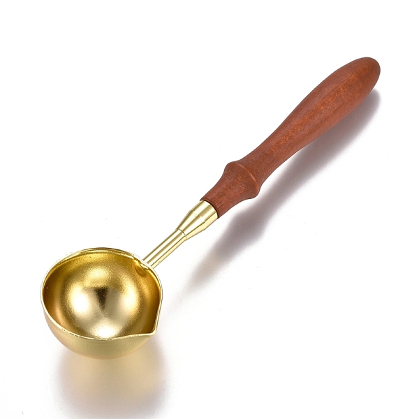 PandaHall Brass Wax Sticks Melting Spoon, with Wood Handle, Golden, 111x30x15.3mm Brass Brown
PandaHall Brass Wax Sticks Melting Spoon, with Wood Handle, Golden, 111x30x15.3mm Brass Brown