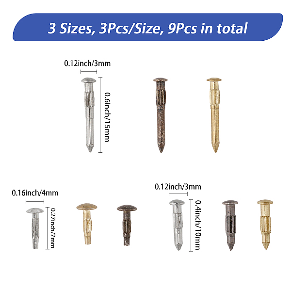 PandaHall CHGCRAFT 3 Sets 3 Colors Iron Belt Buckle Repair Screw Edge Rivet, Sliding Automatic Buckle Accessories, Metal Buckle Component...
PandaHall CHGCRAFT 3 Sets 3 Colors Iron Belt Buckle Repair Screw Edge Rivet, Sliding Automatic Buckle Accessories, Metal Buckle Component...