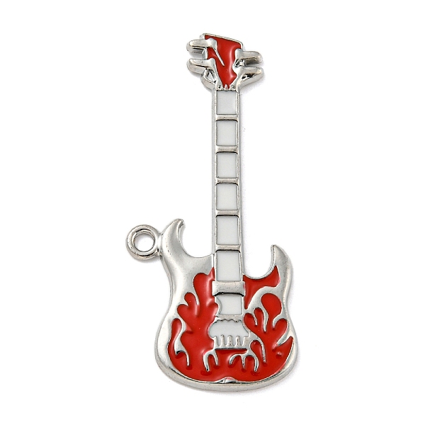 PandaHall Platinum Plated Alloy Enamel Big Pendants, Guitar Charms, FireBrick, 56x25.5~26x2.5mm, Hole: 2.5mm Alloy+Enamel Guitar Red
PandaHall Platinum Plated Alloy Enamel Big Pendants, Guitar Charms, FireBrick, 56x25.5~26x2.5mm, Hole: 2.5mm Alloy+Enamel Guitar Red