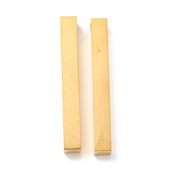 PandaHall 304 Stainless Steel Pendants, Rectangle/Bar Charm, Golden, 39x4.7x4.7mm, Hole: 3mm 304 Stainless Steel Rectangle
PandaHall 304 Stainless Steel Pendants, Rectangle/Bar Charm, Golden, 39x4.7x4.7mm, Hole: 3mm 304 Stainless Steel Rectangle