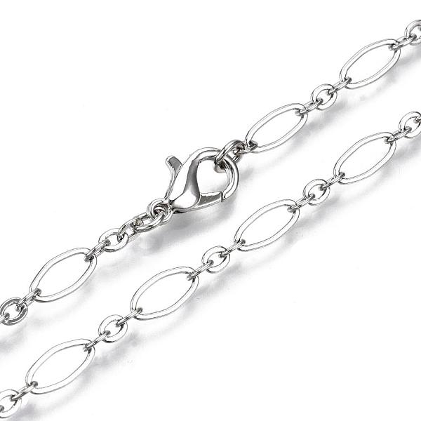 PandaHall Brass Cable Chains Necklace Making, with Lobster Claw Clasps, Platinum, 17.71 inch(45cm) long, Link 1: 9x4x0.6mm, Link 2...
PandaHall Brass Cable Chains Necklace Making, with Lobster Claw Clasps, Platinum, 17.71 inch(45cm) long, Link 1: 9x4x0.6mm, Link 2...