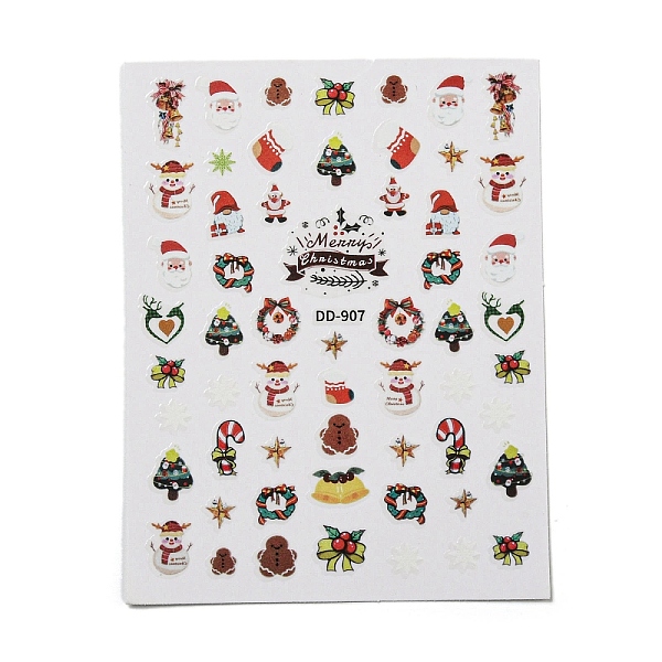 PandaHall Christmas Theme Nail Decals Stickers, PET Self-adhesive Nail Art Supplies, for Woman Girls DIY Nail Art Design, Mixed Shapes...
PandaHall Christmas Theme Nail Decals Stickers, PET Self-adhesive Nail Art Supplies, for Woman Girls DIY Nail Art Design, Mixed Shapes...