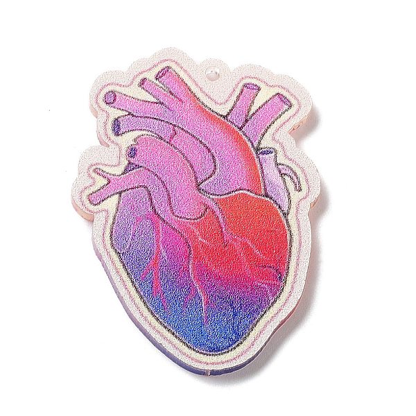 PandaHall Valentine's Day Opaque Printed Acrylic Pendants for Earrings Making, Heart, Plum, 40x29x2mm, Hole: 1.6mm Acrylic Heart Purple
PandaHall Valentine's Day Opaque Printed Acrylic Pendants for Earrings Making, Heart, Plum, 40x29x2mm, Hole: 1.6mm Acrylic Heart Purple