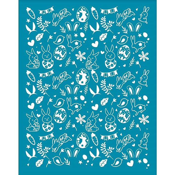 PandaHall Silk Screen Printing Stencil, for Painting on Wood, DIY Decoration T-Shirt Fabric, Rabbit Pattern, 100x127mm Nylon Rabbit Cyan
PandaHall Silk Screen Printing Stencil, for Painting on Wood, DIY Decoration T-Shirt Fabric, Rabbit Pattern, 100x127mm Nylon Rabbit Cyan