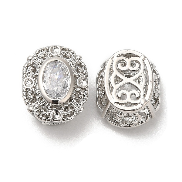 PandaHall Brass with Glass Multi-Strand Links, Hollow Oval, Platinum, Clear, 11.5x9.5x7mm, Hole: 1.8mm Brass Oval Clear
PandaHall Brass with Glass Multi-Strand Links, Hollow Oval, Platinum, Clear, 11.5x9.5x7mm, Hole: 1.8mm Brass Oval Clear
