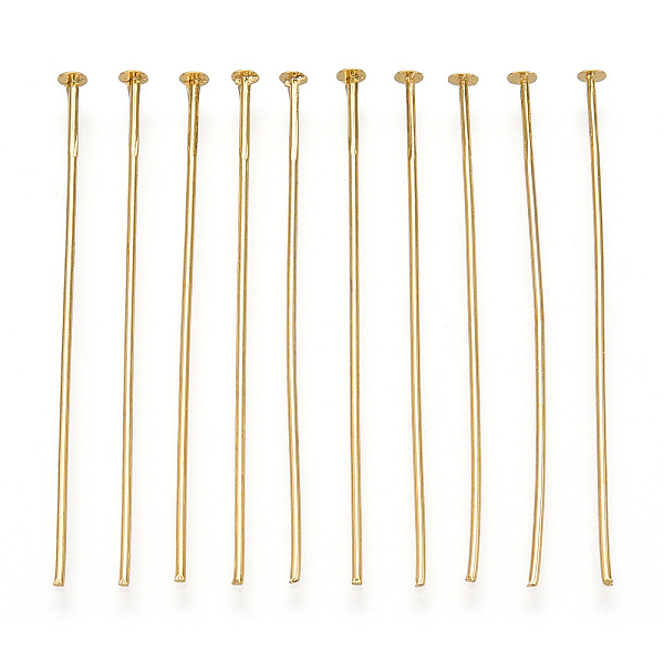PandaHall Brass Flat Head Pins, Long-Lasting Plated, Real Gold Plated, Nickel Free, Real 18K Gold Plated, 40x0.7mm, head: 2mm, 333pcs/bag....
PandaHall Brass Flat Head Pins, Long-Lasting Plated, Real Gold Plated, Nickel Free, Real 18K Gold Plated, 40x0.7mm, head: 2mm, 333pcs/bag....