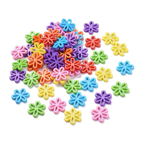 PandaHall Opaque Acrylic Beads, Flower, Mixed Color, 31x28x4.5mm, Hole: 1.5mm, about 239pcs/500g Acrylic Flower Multicolor
PandaHall Opaque Acrylic Beads, Flower, Mixed Color, 31x28x4.5mm, Hole: 1.5mm, about 239pcs/500g Acrylic Flower Multicolor
