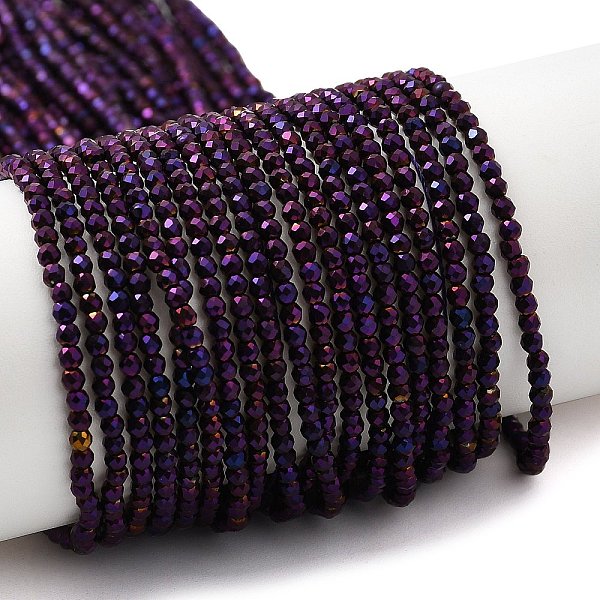 PandaHall Electroplate Glass Beads Strands, Full Plated, Faceted Round, Purple Plated, 2mm, Hole: 0.7mm, about 184~187pcs/strand, 14.45''...
PandaHall Electroplate Glass Beads Strands, Full Plated, Faceted Round, Purple Plated, 2mm, Hole: 0.7mm, about 184~187pcs/strand, 14.45''...