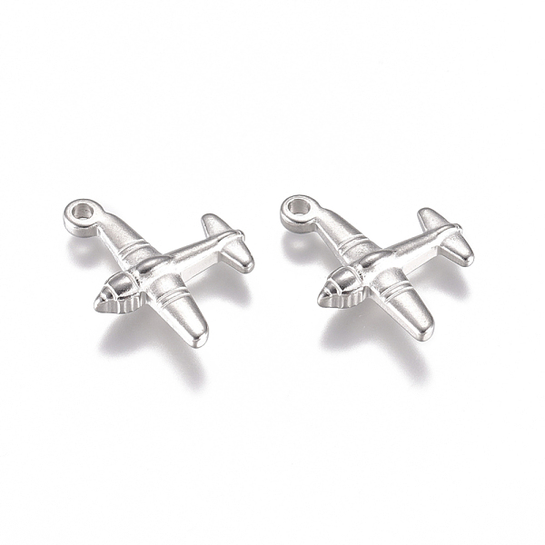 PandaHall 304 Stainless Steel Pendants, Plane, Stainless Steel Color, 19x15x4mm, Hole: 1.6mm 304 Stainless Steel Vehicle
PandaHall 304 Stainless Steel Pendants, Plane, Stainless Steel Color, 19x15x4mm, Hole: 1.6mm 304 Stainless Steel Vehicle