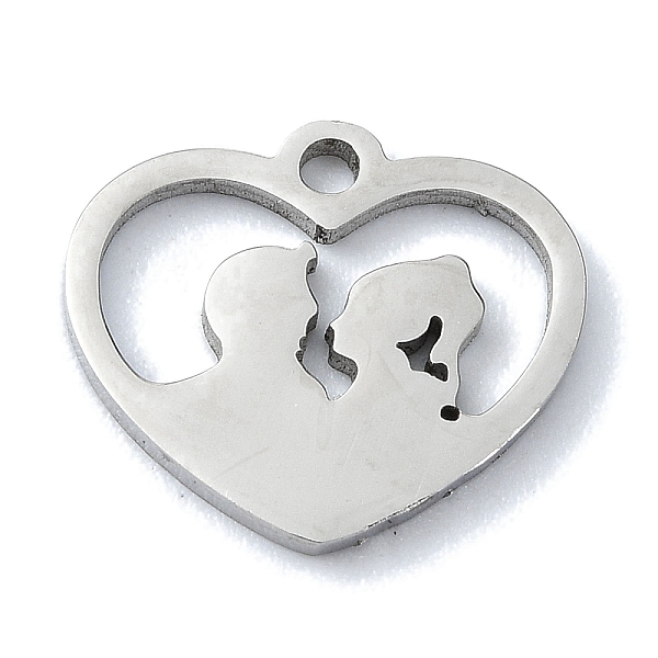 PandaHall 304 Stainless Steel Charms, Laser Cut, Heart with Couple Charm, Stainless Steel Color, 11.5x12.5x1mm, Hole: 1.2mm 304 Stainless...
PandaHall 304 Stainless Steel Charms, Laser Cut, Heart with Couple Charm, Stainless Steel Color, 11.5x12.5x1mm, Hole: 1.2mm 304 Stainless...