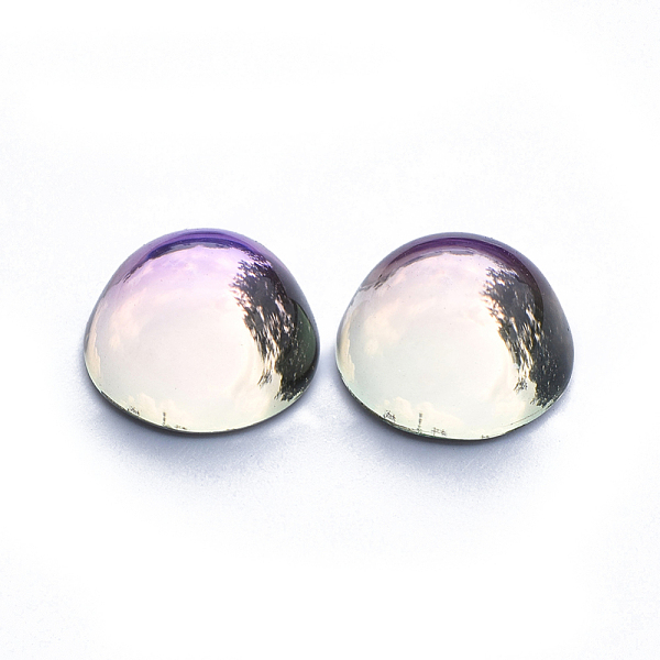 PandaHall Glass Cabochons, Half Round, Crystal Vitrail Light, 10x5.8~6mm Glass Half Round
PandaHall Glass Cabochons, Half Round, Crystal Vitrail Light, 10x5.8~6mm Glass Half Round