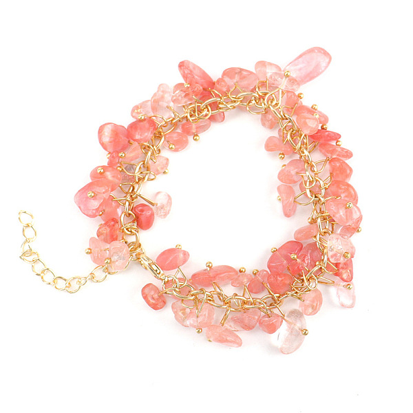 PandaHall Synthetic Watermelon Stone Glass Bead Bracelets, 8-5/8 inch(22cm) Watermelon Stone
PandaHall Synthetic Watermelon Stone Glass Bead Bracelets, 8-5/8 inch(22cm) Watermelon Stone