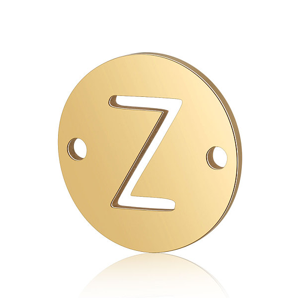 PandaHall Titanium Steel Links connectors, Flat Round with Letter, Golden, Letter.Z, 12x0.8mm, Hole: 0.8mm Titanium Steel Flat Round
PandaHall Titanium Steel Links connectors, Flat Round with Letter, Golden, Letter.Z, 12x0.8mm, Hole: 0.8mm Titanium Steel Flat Round