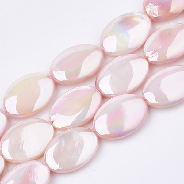 PandaHall AB Color Freshwater Shell Beads Strands, Dyed, Oval, Lavender Blush, 17~18x12.5x4~5mm, Hole: 1mm, about 22pcs/strand, 15.7 inch..., Pink
PandaHall AB Color Freshwater Shell Beads Strands, Dyed, Oval, Lavender Blush, 17~18x12.5x4~5mm, Hole: 1mm, about 22pcs/strand, 15.7 inch..., Pink