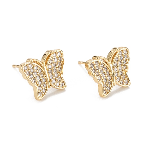 PandaHall Butterfly Sparkling Cubic Zirconia Stud Earrings for Girl Women, Lead Free & Nickel Free & Cadmium Free, Brass Micro Pave Cubic...
PandaHall Butterfly Sparkling Cubic Zirconia Stud Earrings for Girl Women, Lead Free & Nickel Free & Cadmium Free, Brass Micro Pave Cubic...