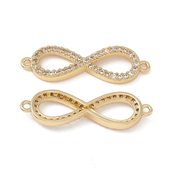 PandaHall Brass Micro Pave Clear Cubic Zirconia Connector Charms, Infinity Links, Real 18K Gold Plated, 29x9x3mm, Hole: 1.2mm Brass+Cubic...
PandaHall Brass Micro Pave Clear Cubic Zirconia Connector Charms, Infinity Links, Real 18K Gold Plated, 29x9x3mm, Hole: 1.2mm Brass+Cubic...