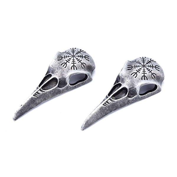 PandaHall Tibetan Style Alloy Pendants, Large Hole Pendants, Skull Bird Bone, Other Color, 53x24x11mm, Hole: 5mm Alloy Bird
PandaHall Tibetan Style Alloy Pendants, Large Hole Pendants, Skull Bird Bone, Other Color, 53x24x11mm, Hole: 5mm Alloy Bird