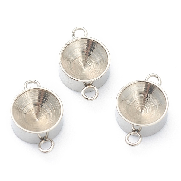 PandaHall 202 Stainless Steel Connector Rhinestone Settings, for Pointed Back Rivoli Rhinestone, Flat Round, Stainless Steel Color...
PandaHall 202 Stainless Steel Connector Rhinestone Settings, for Pointed Back Rivoli Rhinestone, Flat Round, Stainless Steel Color...