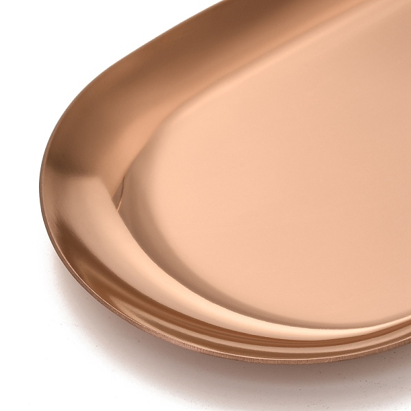 PandaHall Oval 430 Stainless Steel Jewelry Display Plate, Cosmetics Organizer Storage Tray, Rose Gold, 178.5x85x10mm Stainless Steel
PandaHall Oval 430 Stainless Steel Jewelry Display Plate, Cosmetics Organizer Storage Tray, Rose Gold, 178.5x85x10mm Stainless Steel