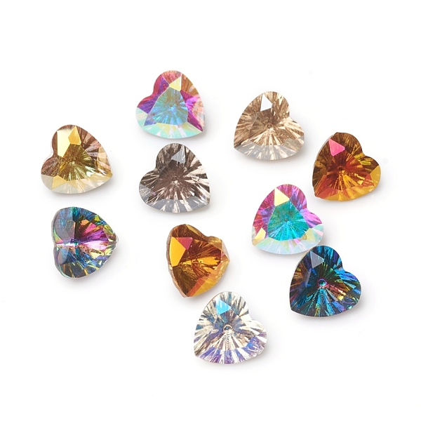 PandaHall Electroplated Glass Rhinestone Cabochons, Pointed Back & Back Plated, Faceted, Heart, Mixed Color, 8x8x5mm Glass Rhinestone Heart..., Multicolor
PandaHall Electroplated Glass Rhinestone Cabochons, Pointed Back & Back Plated, Faceted, Heart, Mixed Color, 8x8x5mm Glass Rhinestone Heart..., Multicolor