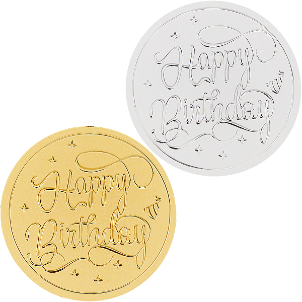 PandaHall CRASPIRE Happy Birthday 2 Color Embossed Stickers 2" Vintage Silver Gold Foil Seals Self Adhesive Sticker Decor Labels for..., Multicolor
PandaHall CRASPIRE Happy Birthday 2 Color Embossed Stickers 2" Vintage Silver Gold Foil Seals Self Adhesive Sticker Decor Labels for..., Multicolor