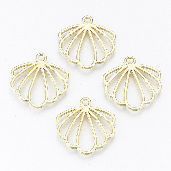 PandaHall Rack Plating Alloy Pendants, Cadmium Free & Nickel Free & Lead Free, Shell/Scallop Shape, Light Gold, 21.5x21x1.5mm, Hole: 1.8mm...
PandaHall Rack Plating Alloy Pendants, Cadmium Free & Nickel Free & Lead Free, Shell/Scallop Shape, Light Gold, 21.5x21x1.5mm, Hole: 1.8mm...