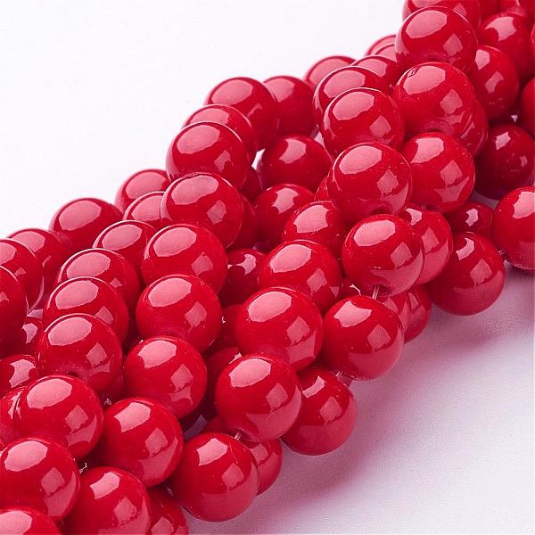 PandaHall Natural Mashan Jade Round Beads Strands, Dyed, Red, 8mm, Hole: 1mm, about 51pcs/strand, 15.7 inch Mashan Jade Round Red
PandaHall Natural Mashan Jade Round Beads Strands, Dyed, Red, 8mm, Hole: 1mm, about 51pcs/strand, 15.7 inch Mashan Jade Round Red