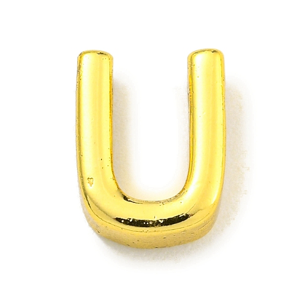 PandaHall Brass Beads, Real 18K Gold Plated, Letter U, 8x6.5x3mm, Hole: 1.8x1mm Brass Letter U
PandaHall Brass Beads, Real 18K Gold Plated, Letter U, 8x6.5x3mm, Hole: 1.8x1mm Brass Letter U